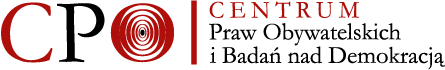 Logo Centrum Praw Obywatelskich i Badań nad Demokracją